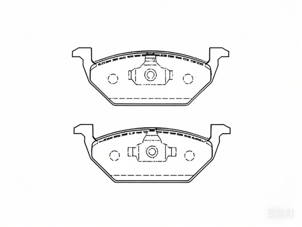 Brake Pad Set FMSI D768 For VOLKSWAGEN - Image 2